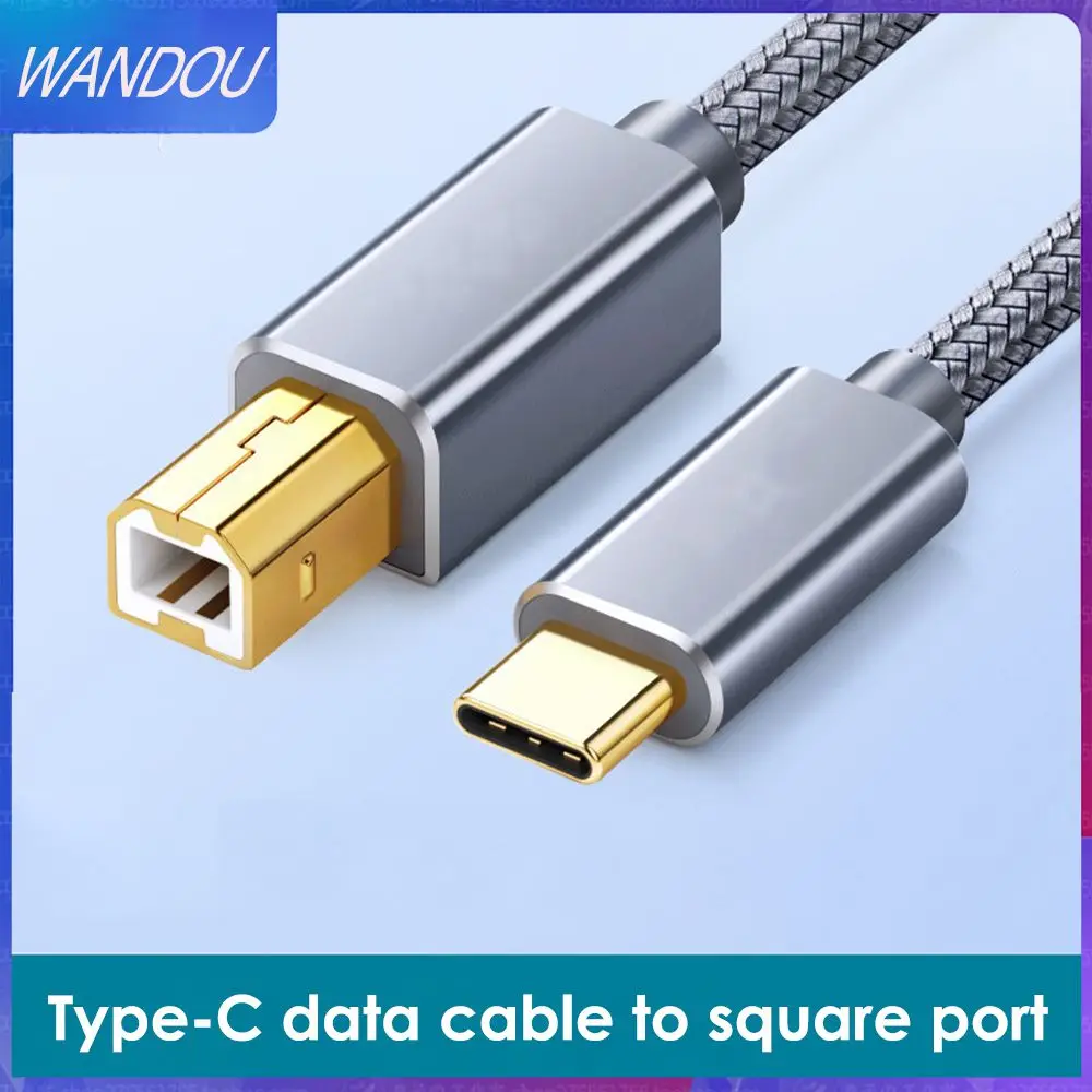 

Typec To Usb C Cable Typec To Usb Data Cable 1pc Usb-c To Usb-b 2.0 Printer Cable Fast Charge Data Cable Usb Type C Cable New