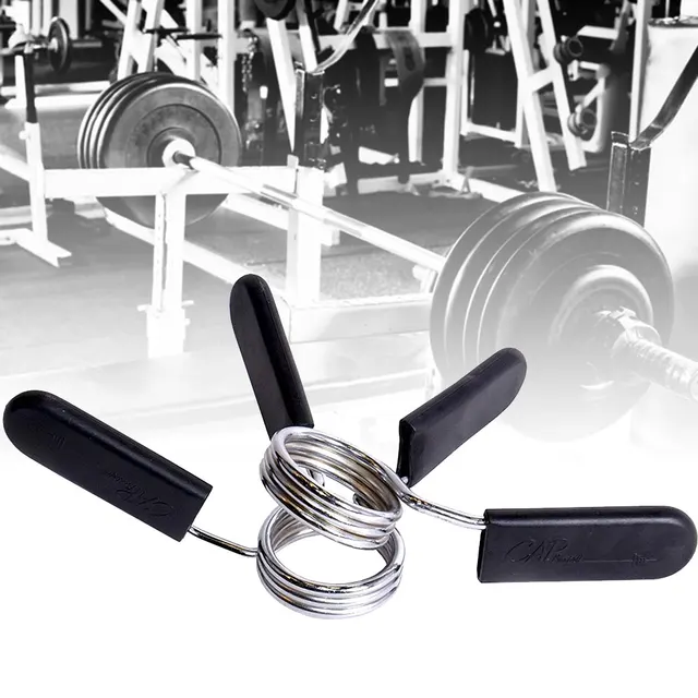 2pcs 24/25/28mm Spinlock Collars Barbell Collar Lock Dumbell Clips Clamp Weight lifting Bar Gym Dumbbell Fitness Body Building 2