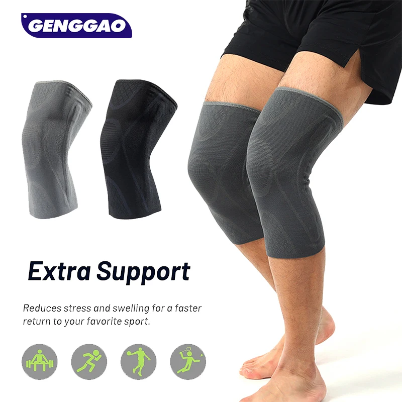 1 шт. наколенники для мужчин и женщин компрессионные с боковыми стабилизаторами