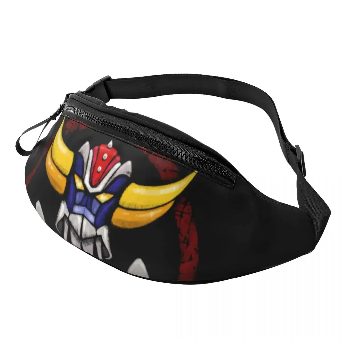 

Ufo Robot Grendizer Fanny Pack for Travel Hiking Women Men Goldorak Goldrake grandize Crossbody Waist Bag Phone Money Pouch