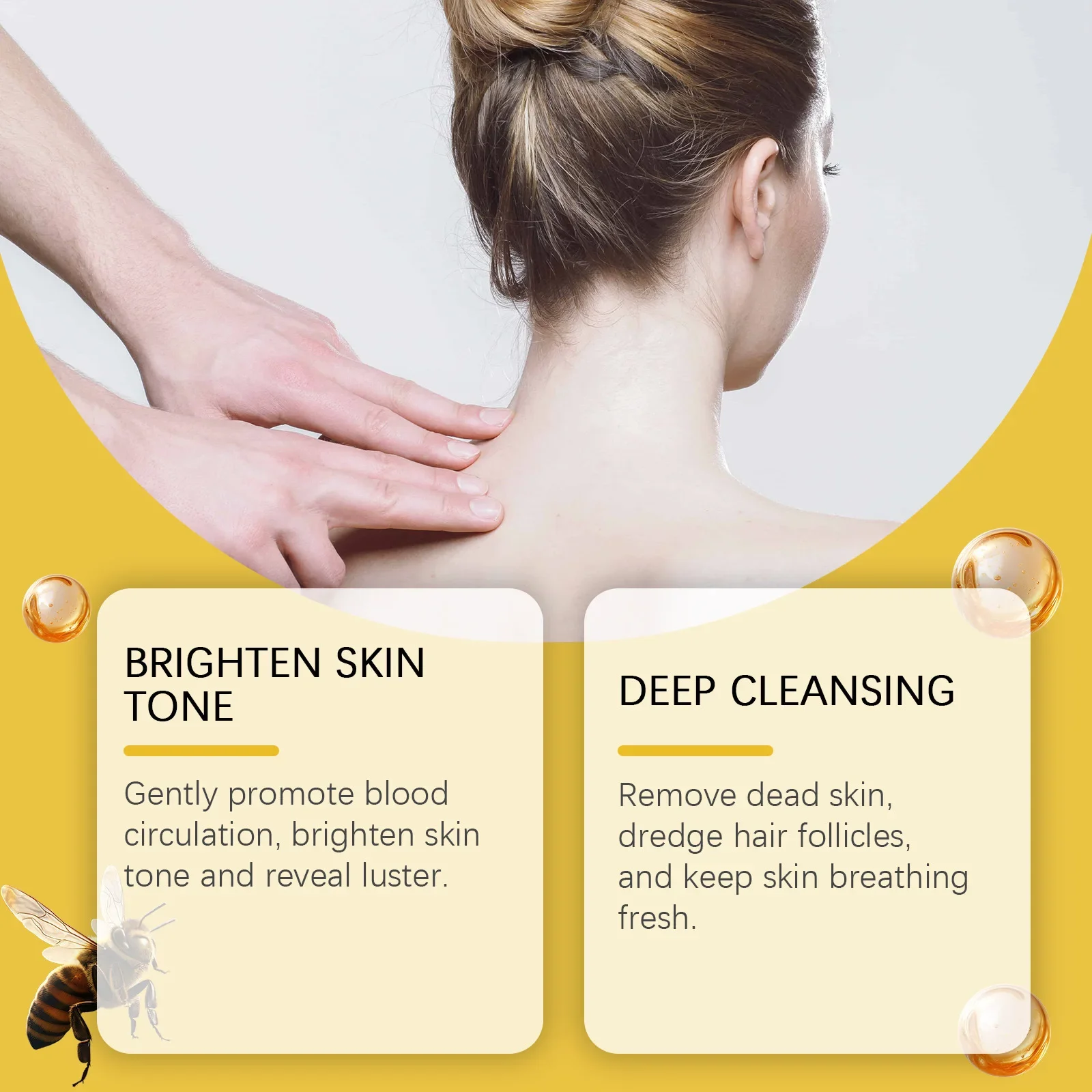 Мыло ручной работы с пчелиным ядом 100 г увлажняющее для ухода за кожей и телом