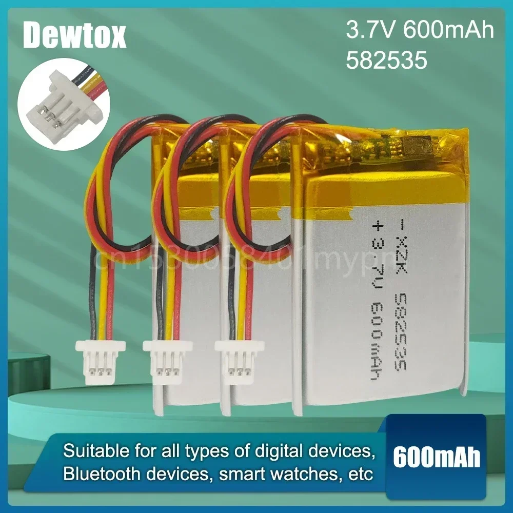 Литий-полимерная аккумуляторная батарея 582535 | AliExpress