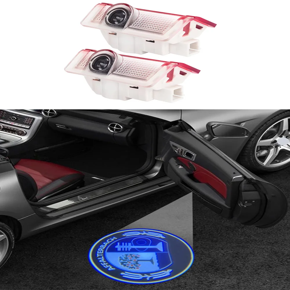Amg Ghost Shadow Welcome Light Для Mercedes Door Car Logo 12v 30cm Размер Подходит W212 W205 W213 W177 Glc Gle
