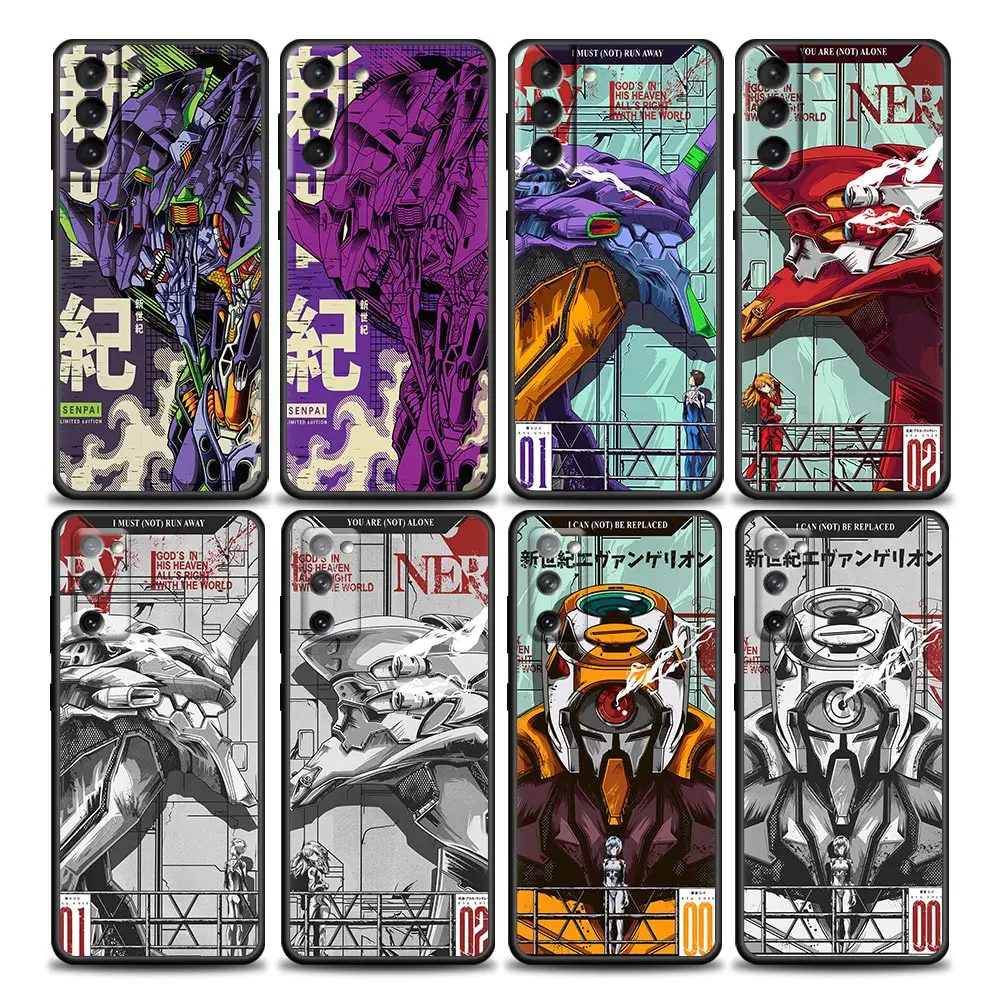 

Neon Genesis Evangelion EVA Anime Phone Case for Samsung Galaxy S7 S8 S9 S10e S21 S20 Fe Plus Note 20 Ultra 5G Soft Silicone