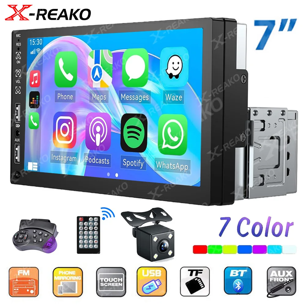 

Автомобильное радио, Bluetooth, FM, MP5 плеер, 7-дюймовый экран