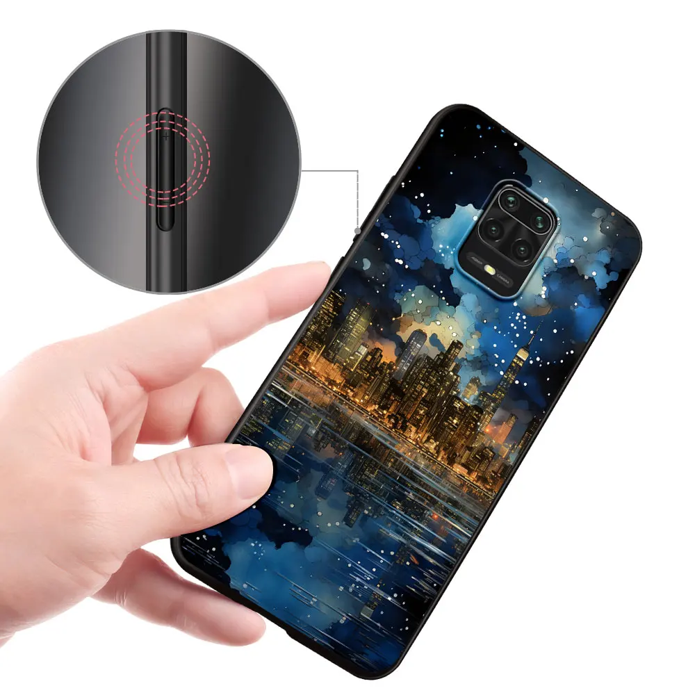 Чехол Ван Гога с рисунком звездной ночи и маслом для Xiaomi Redmi Note 10 8 8T 9 13 11 12 Pro Plus 7 10S