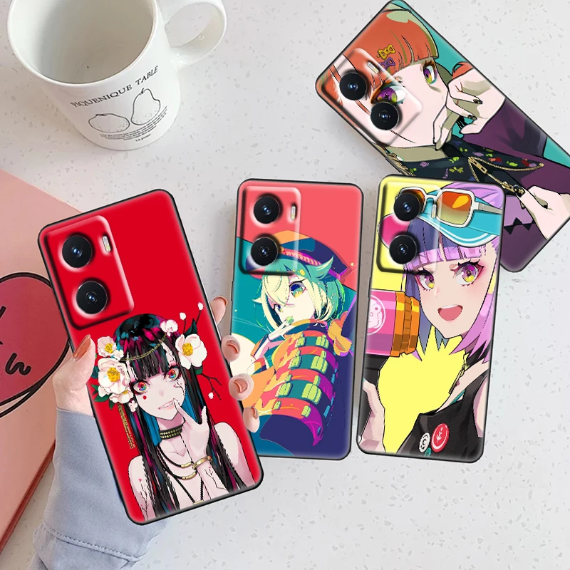 Аниме девушка иллюстрация искусство для OPPO A74 A72 A53 Reno 7 6 5 4 2 Find X3 X2 Z Lite Neo Pro Plus SE черный телефон