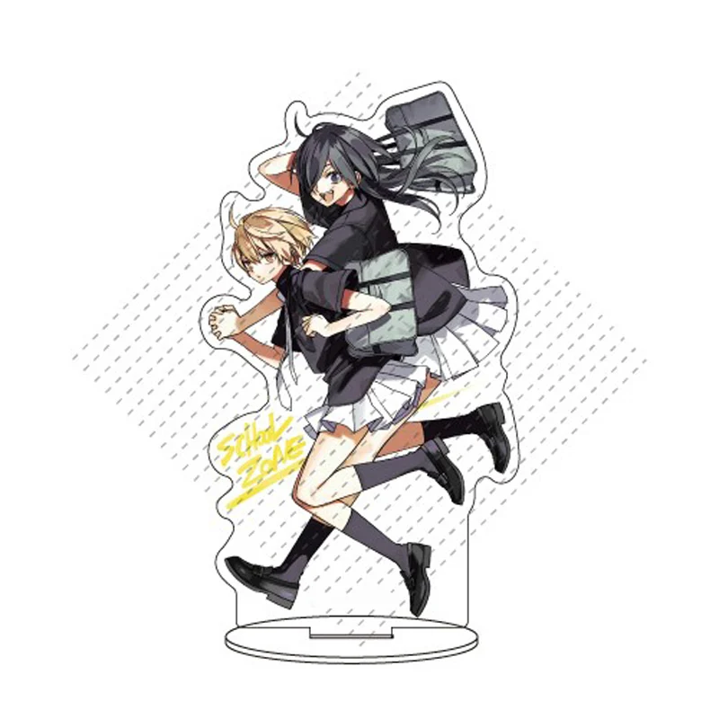 

Anime Stand school zone Acrylic Figure Display desktop decoration 15cm