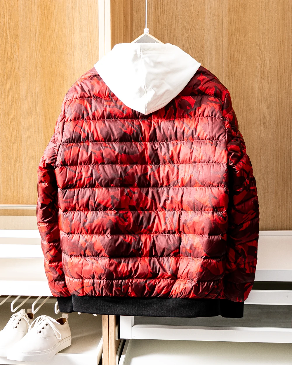 Clearance Men Duck Down Overcoat Winter Parka for Male Short Jacket with Camouflage Printed Outerwear Clothing 3XL