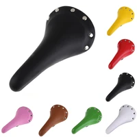 1rivet pu leather bicycle saddle seat bicycle fixed gear mtb fixie bike track durable saddle seat cycling accessories