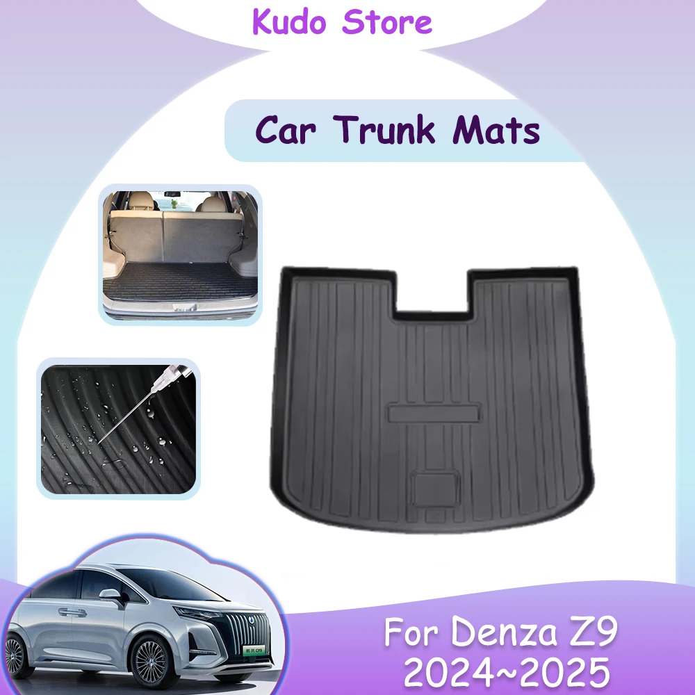 Коврики в багажник автомобиля с полным покрытием для BYD Denza Z9 GT EV 2024 ~ 2025 ковры