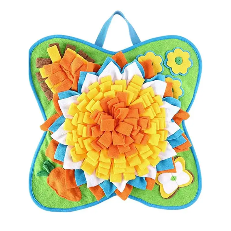 

Dog Feeding Mat Pet Mat Foraging Feeding Mat Non-slip Dog Snuffle Pad Interactive Rabbit Treats Feeding Pad For Dogs Rabbits