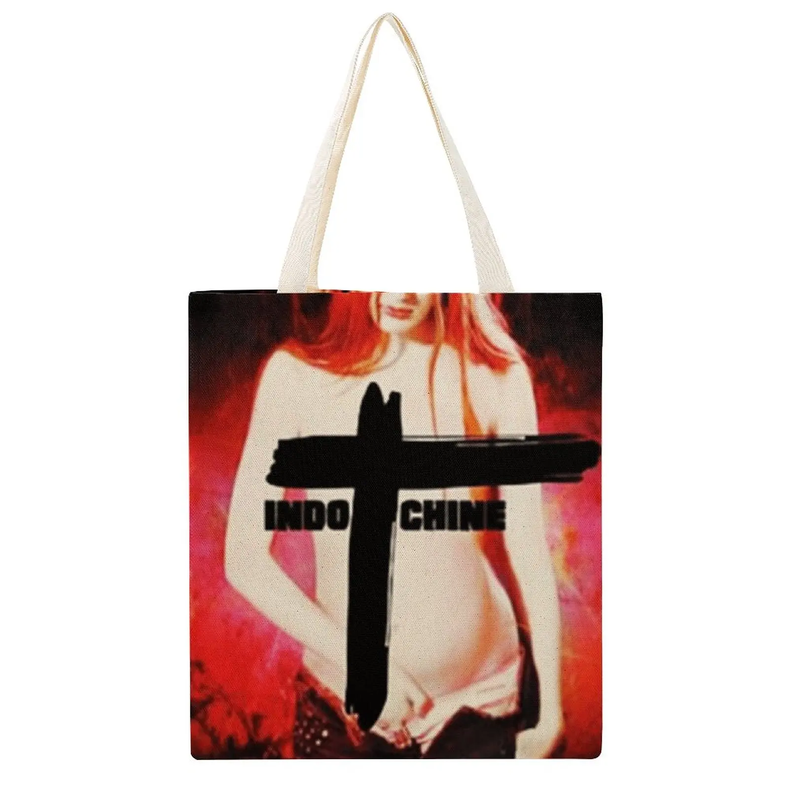 

Canvas Bag Amazing Rock Band Indochine Logos Album High Quality Bags Graphic Vintage Humor Graphic Infantry Pack Large Martin Ca