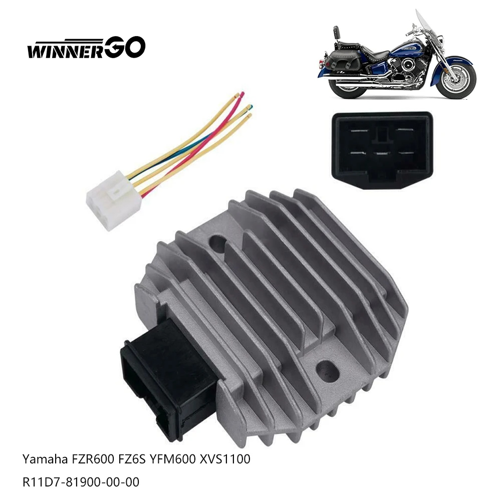 Выпрямители WINNERGO для мотоцикла, 5 проводов, вилка для Yamaha FZR600 FZ6S YFM600 XVS1100 TDM850 RHINO450 VP