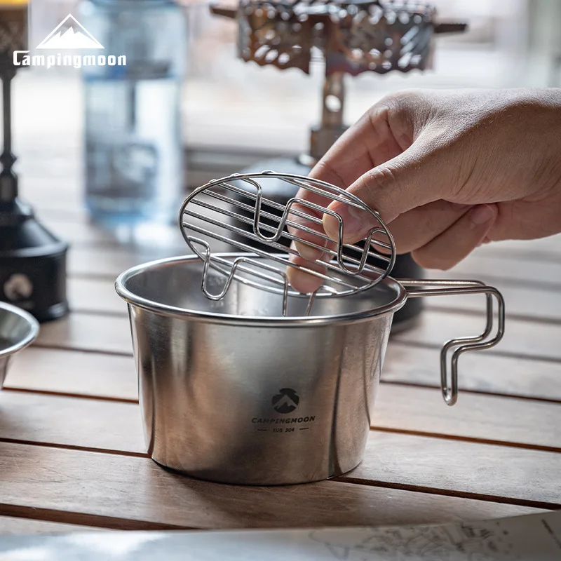 CAMPINGMOON Ультра-маленькая Сетка Из Нержавеющей Стали Для Кемпинга Пикника Яиц