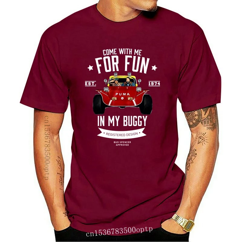 

New Bud Spencer My Buggy Film T Shirt Mens Round Neck Short Sleeves T Shirt Cotton Bottoming T Shirt Casual Tops Fashion Clothin