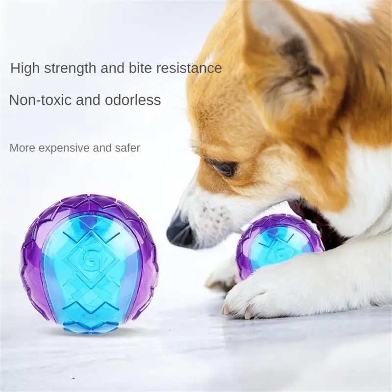 

Dynamic Design Dog Bouncing Ball Special Texture Surface Rugby Size 8 4.5 4.5cm Dogball Decompress And Relieve Stress Dog Toys