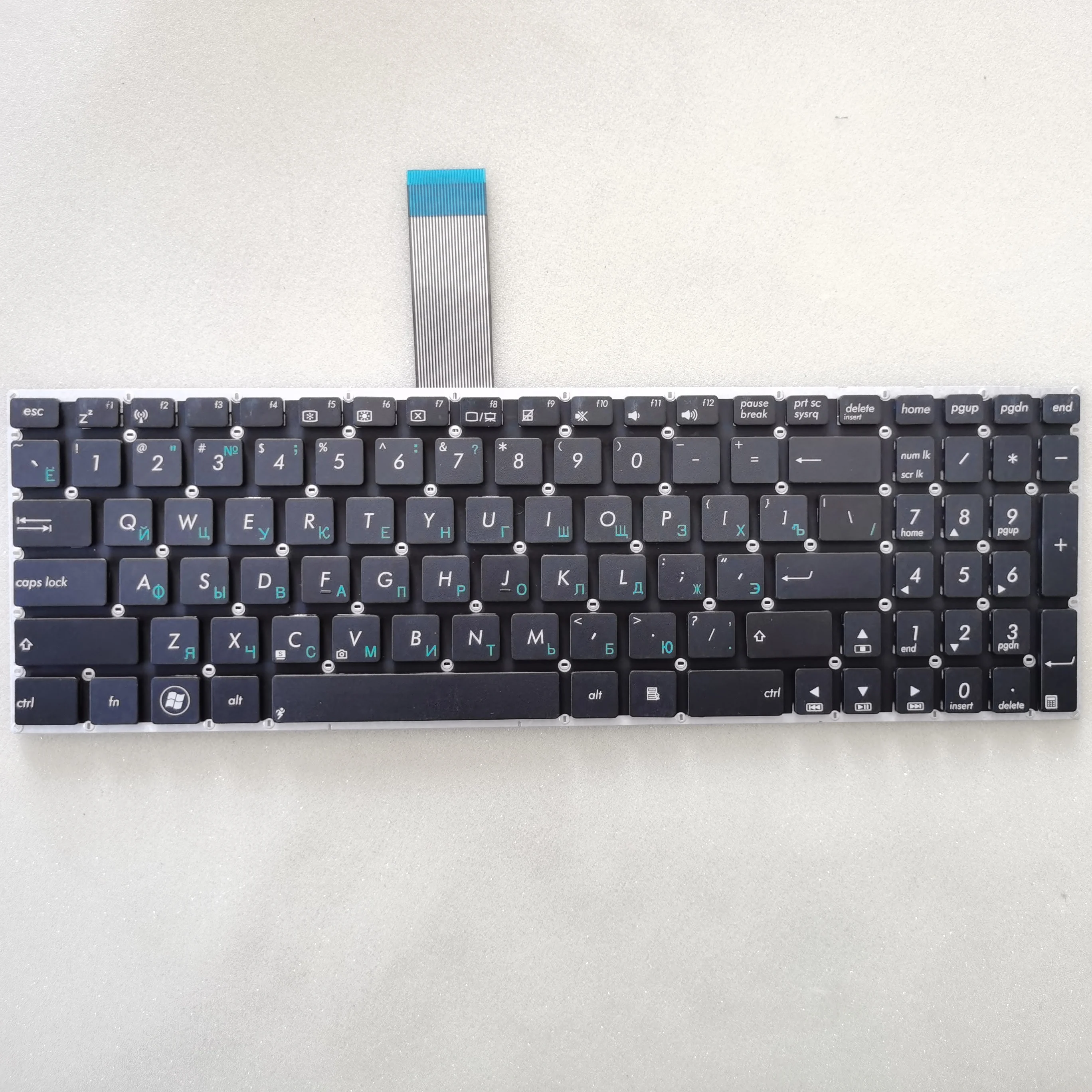 

Russian New laptop keyboard for ASUS X550V X550 K550J Y581C FX50J A550J R510L X552E X550C A550C X550V Y581C X550CC X552C X550VC