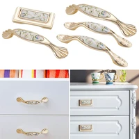 golden wardrobe ceramic desk bookcase furniture handle cabinet pulls door handle drawer knob