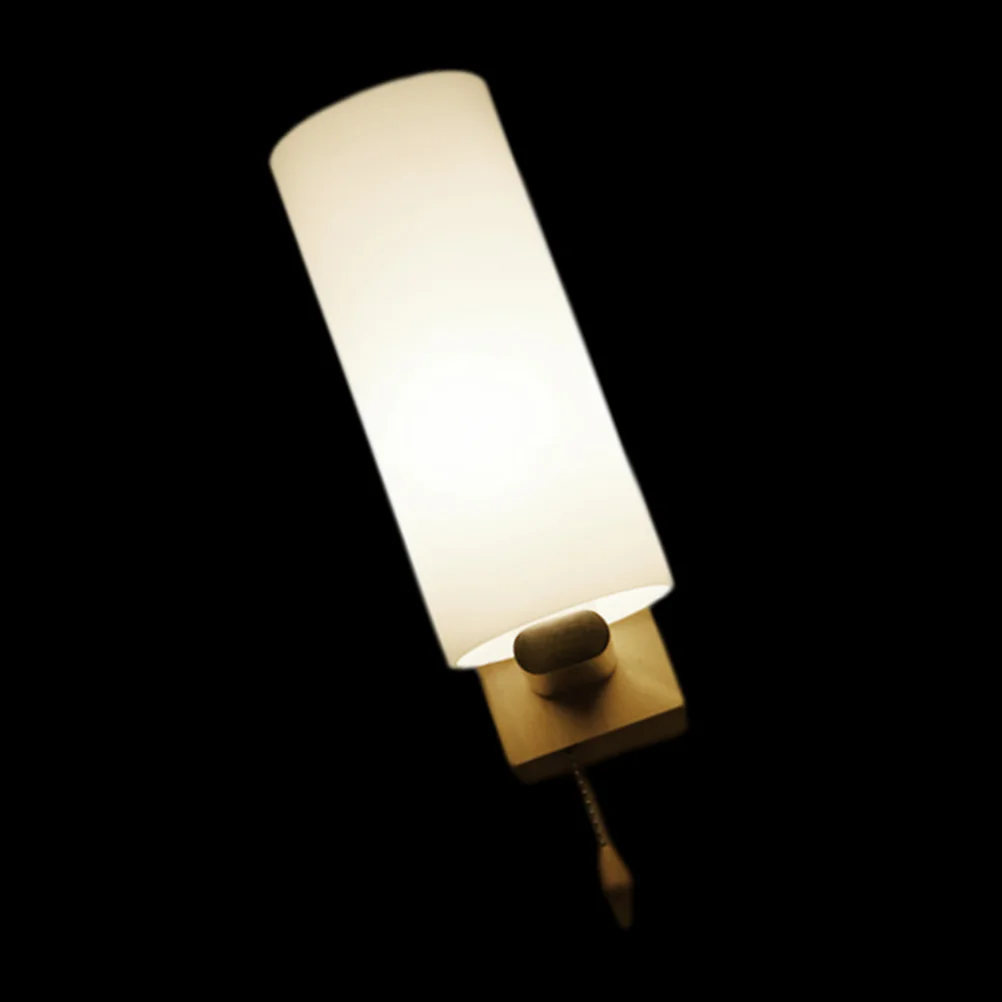 

Wall Lights Porch Lamp Vintage Light Bedroom Step Led Corridor Wooden Fixtures Fence Garden Marker Driveway Bedside Chinese