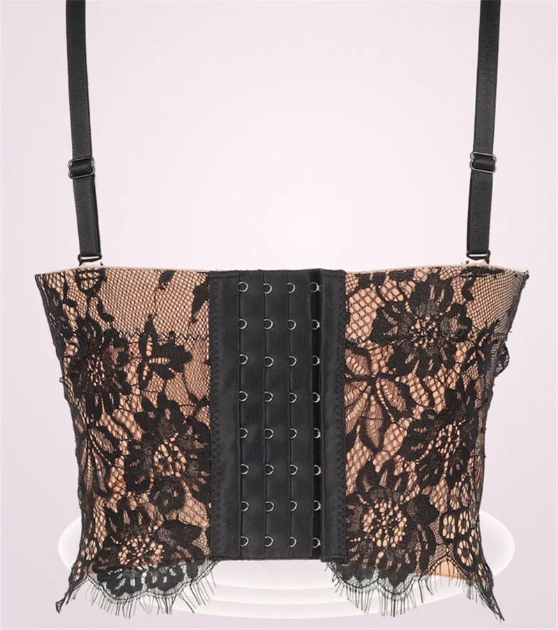 Винтажный готический корсет женское нижнее белье сексуальный бюстгальтер пуш-ап