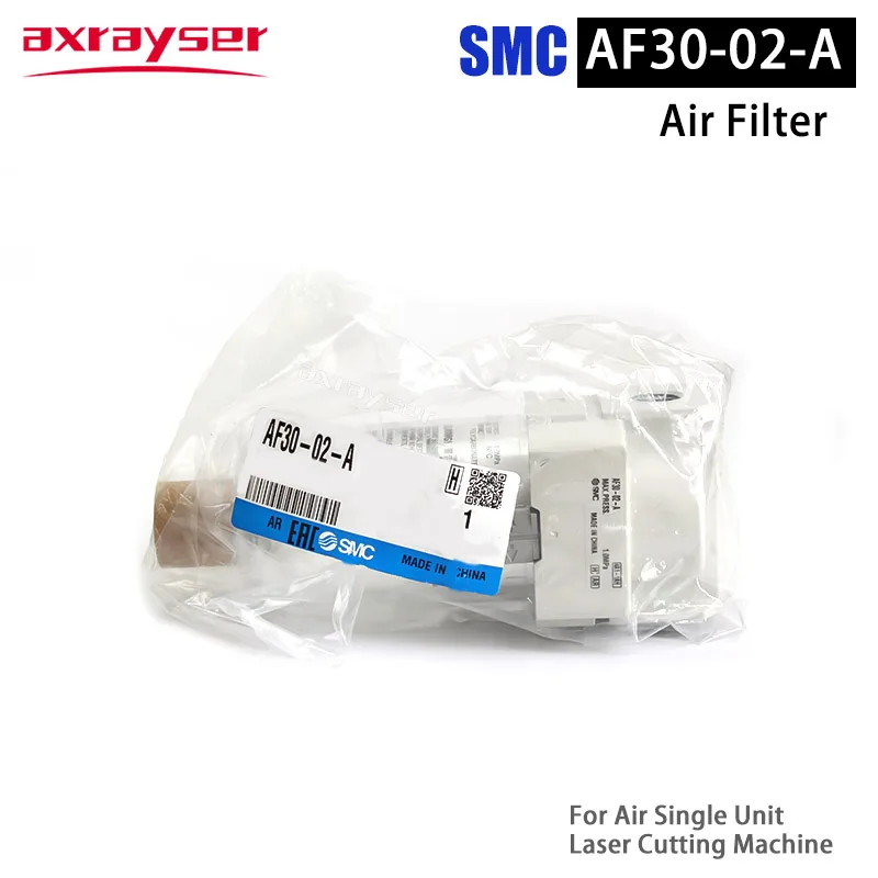 SMC AF30-02-A Original Air Filter Pump Compressor Oil Water Separator Transparent Bowl Guard 360° Visibility for Laser Cutting enlarge