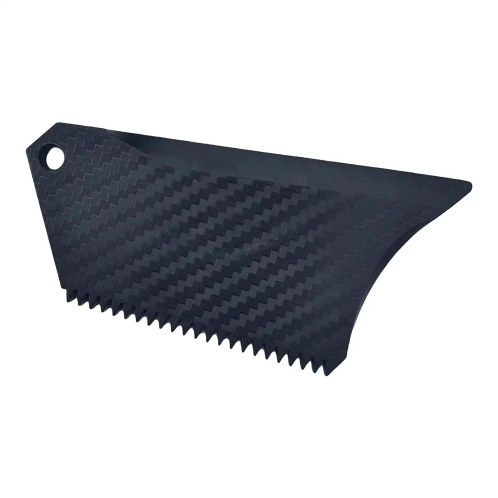 Портативный восковой гребень для серфинга Черный инструмент очистки зубчатые