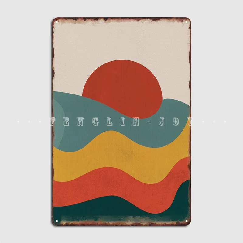 

Гора мечта Абстрактная Металлическая Табличка плакат индивидуальное украшение для гаража Фотообои