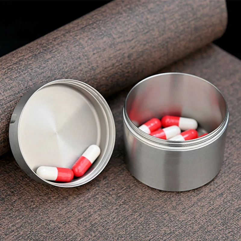 Коробка из чистого титана чайные банки водонепроницаемая внутри и выхода