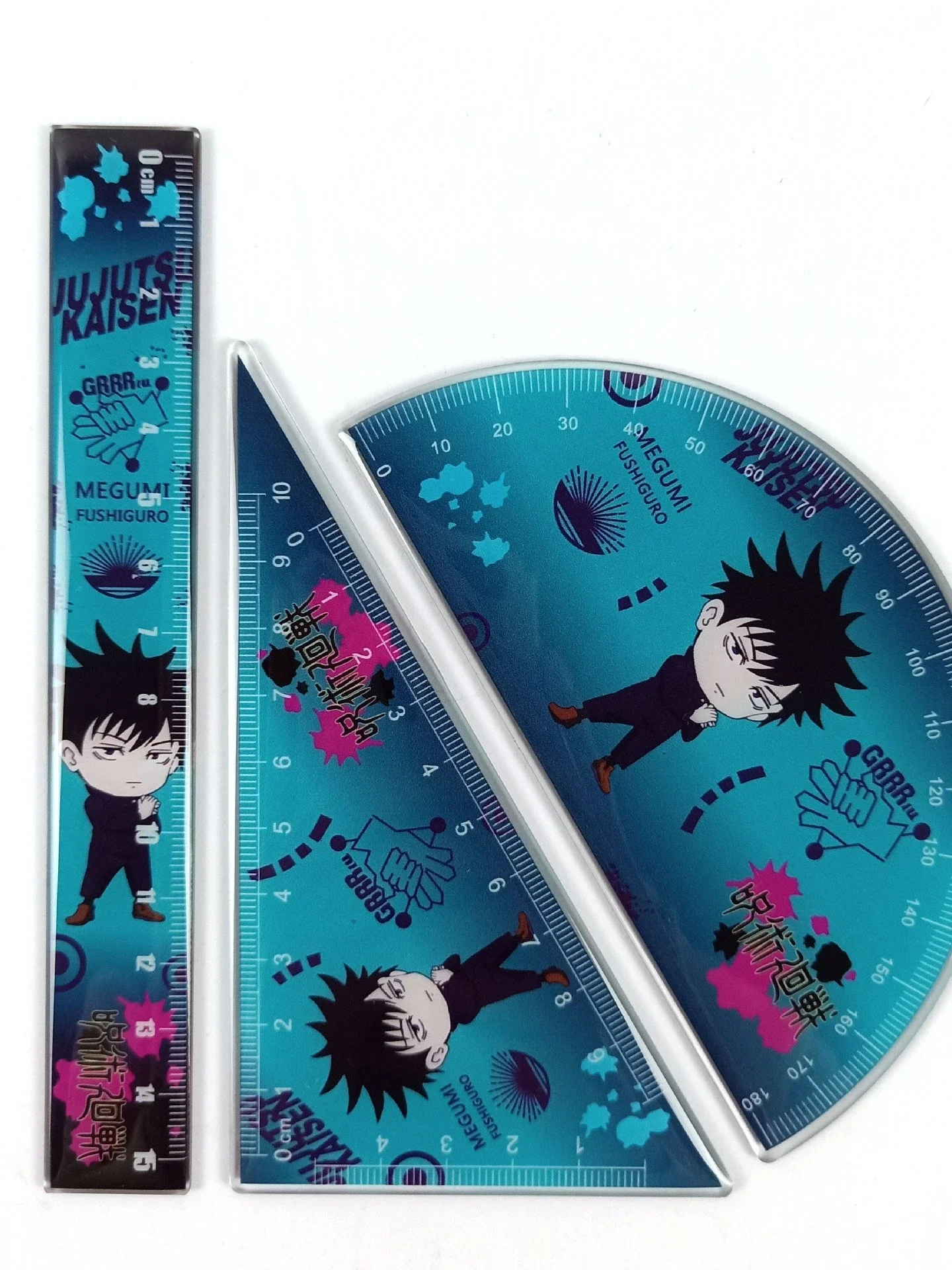 Линейка для косплея аниме juютсу Kaisen Satoru Gojo Inumaki Toge Fushiguro Megumi линейка акрилового