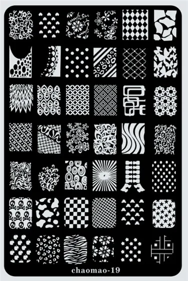 

9,5x14,5 см художественный магический художественный штамп с изображением для ногтей пластины-шаблоны для полировки штампы маникюрные шаблон ...