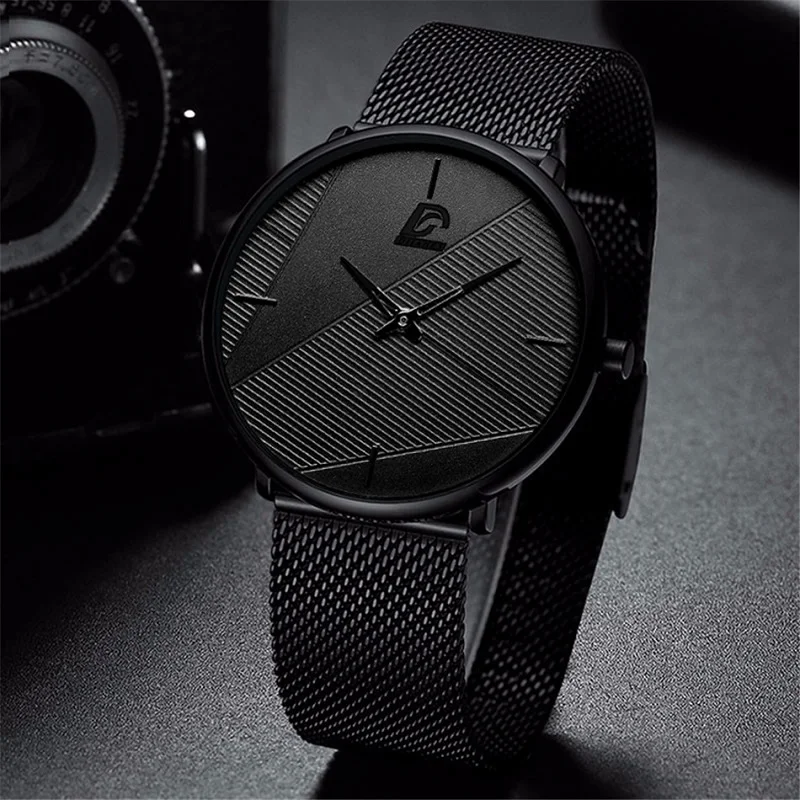 

Мужские часы SMVPreloj 2022 минималистичные мужские модные ультратонкие часы простые мужские деловые кварцевые наручные часы relogio mascu