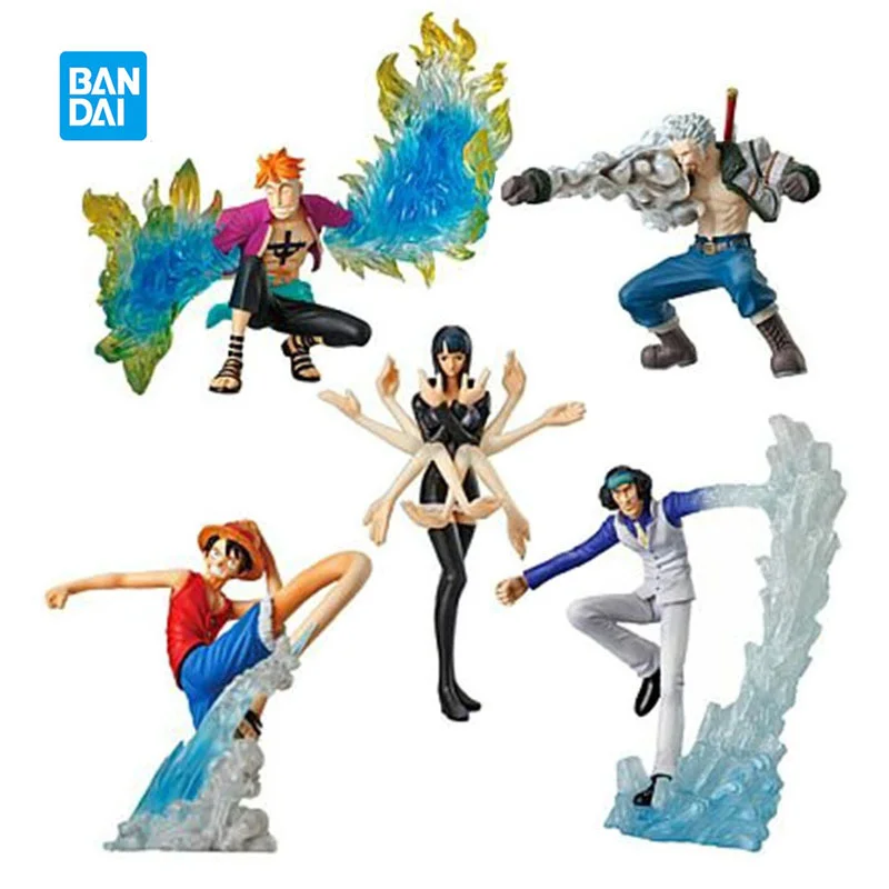 Bandai One Piece Gashapon атакующие движения обезьяны. D.Luffy Marco Nico.Robin Aokiji Kuzan фигурки героев