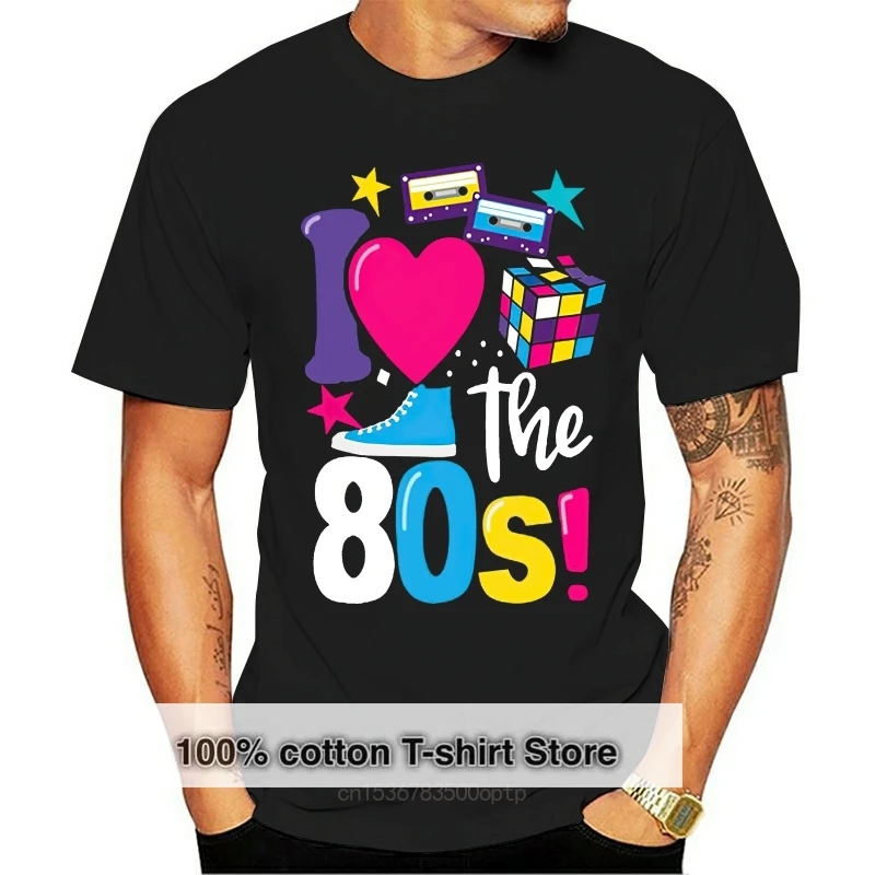 

Tops T Shirt Women 80 nostalgic 1980 years O-Neck Vintage Short Female Tshirt