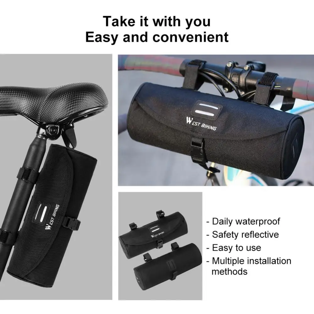 

Multifunctional Bicycle First Bag MTB Mountain Bike Bag Frame Tube Pouch Saddle Bag Scooter Electric Front Bag Bike Accessories