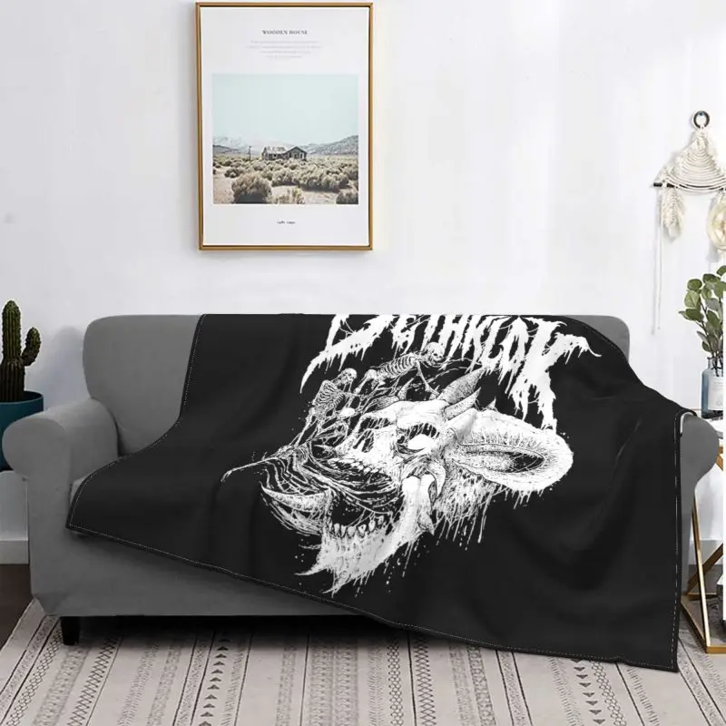 Одеяло dethk Metalocalypse зимнее покрывало для дивана всесезонное кушетки машинная