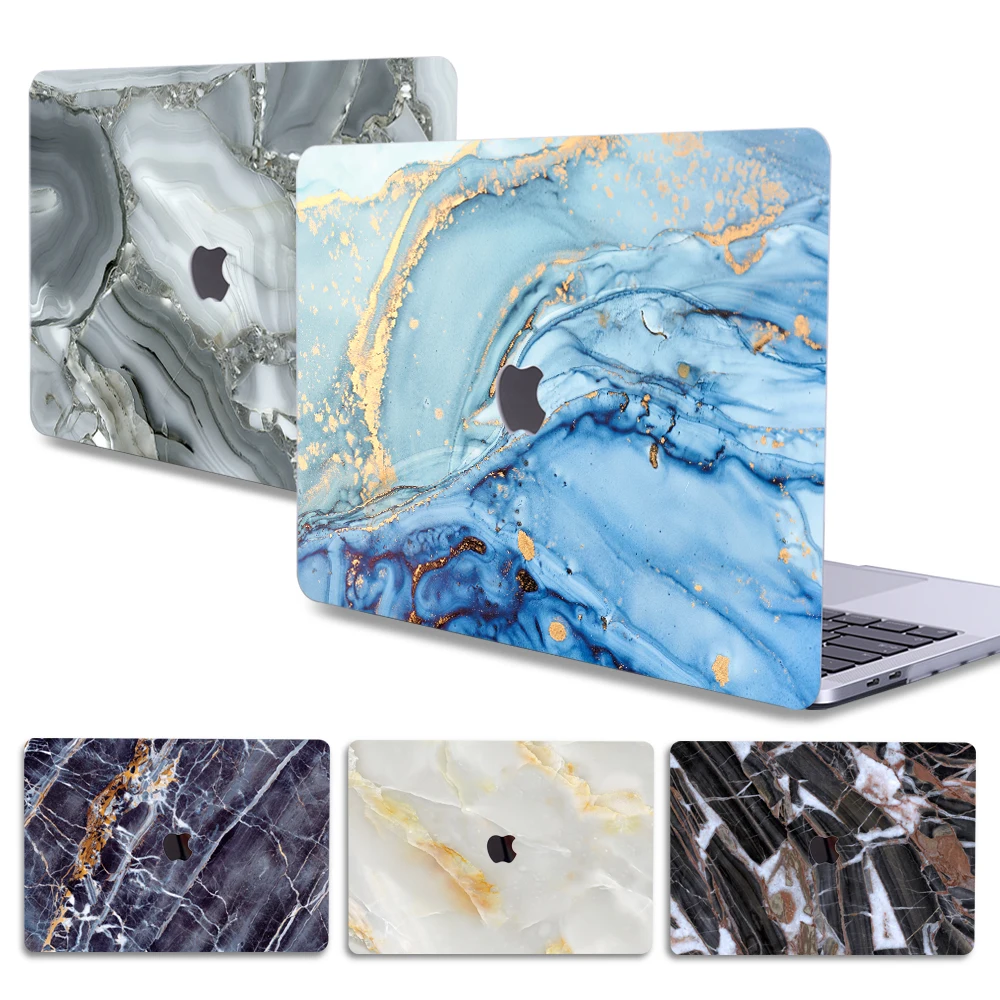 

Чехол для ноутбука Macbook Air 13 A2337 A2179 A2338 2020 M1 Chip Pro A2289 Macbook A1466, последняя версия, Мраморная 3d-печать