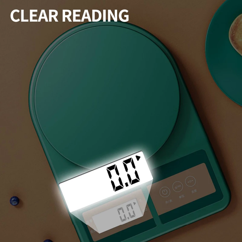 Кухонные весы с точностью до 3 кг/10 кг цифровой светодиодный экран из белой