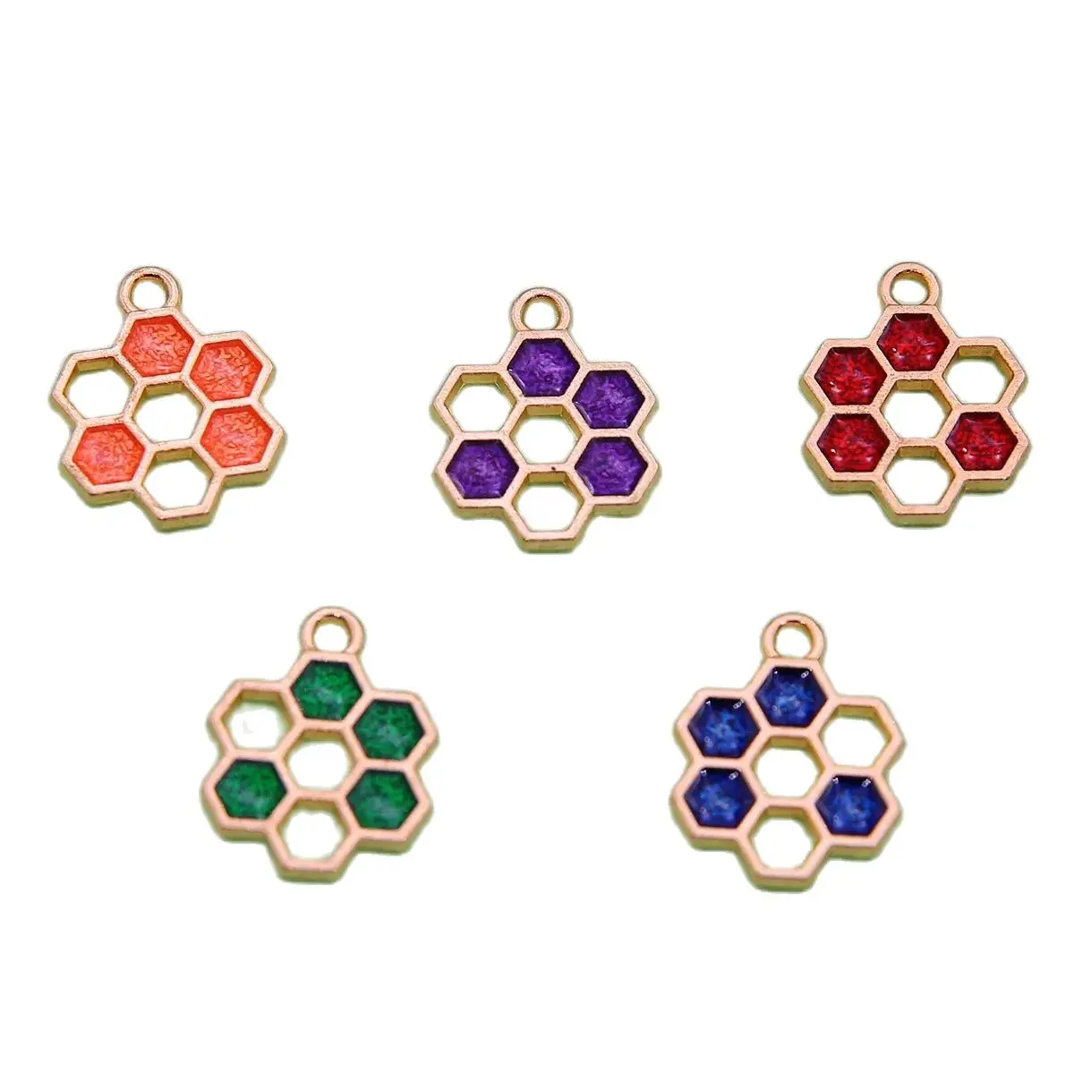 50 шт. подвеска из сплава в виде сот 19 х16 мм