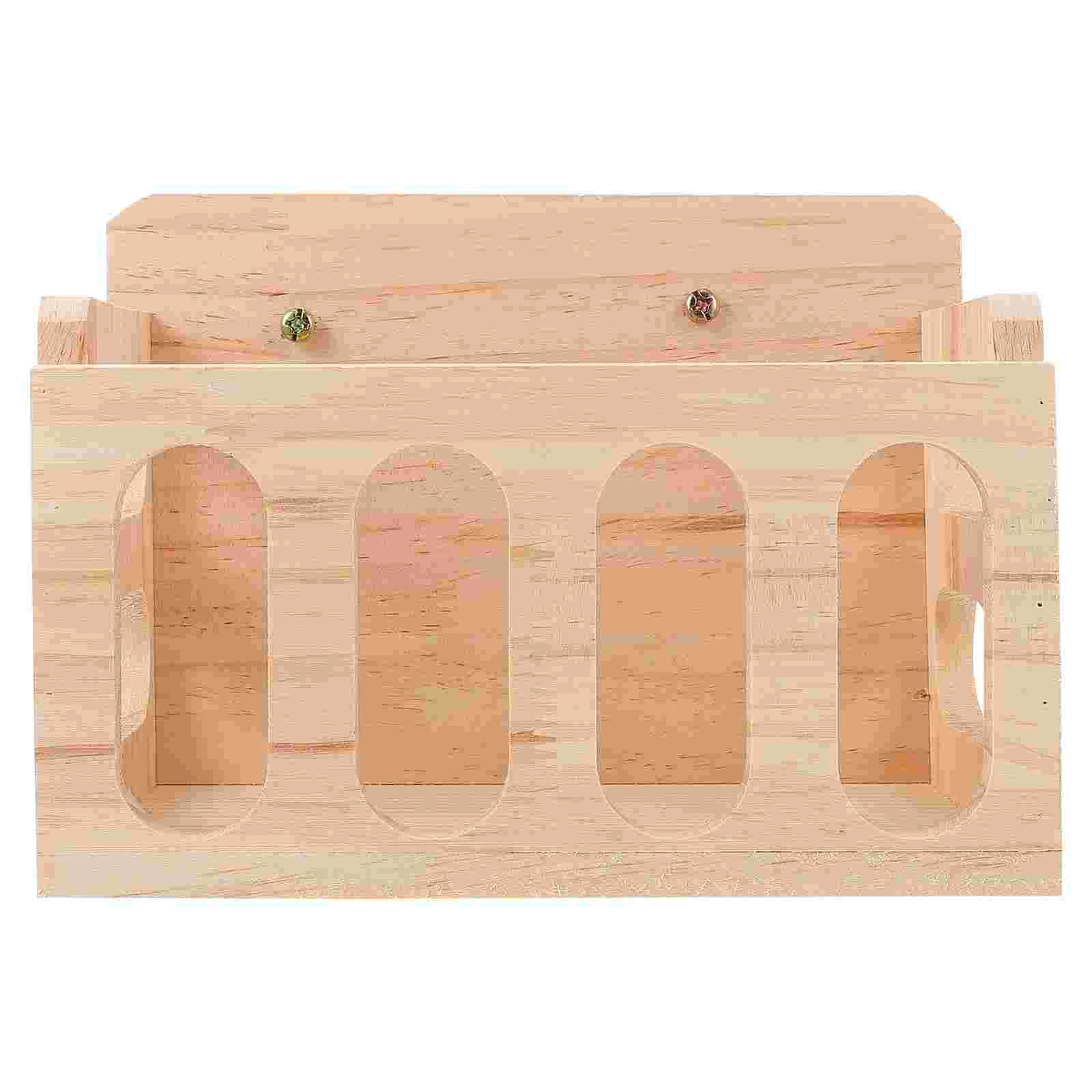 

Hay Feeder Rabbit Guinearackbunny Chinchillawoodenholderanimal Cage Wood Manger Feeding Bowl Dispenser Dish Box Container