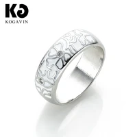 kogavin rings for women fashion anillos blue female crystal pink wedding accessories anillos mujer ring party gift