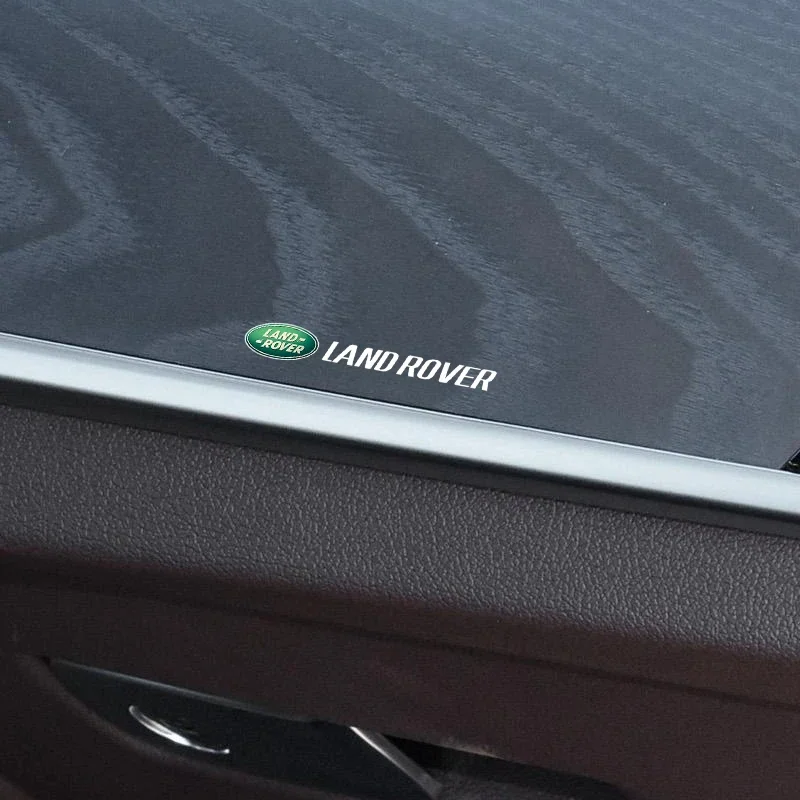 Автомобильная наклейка с логотипом на центральную консоль декоративная для