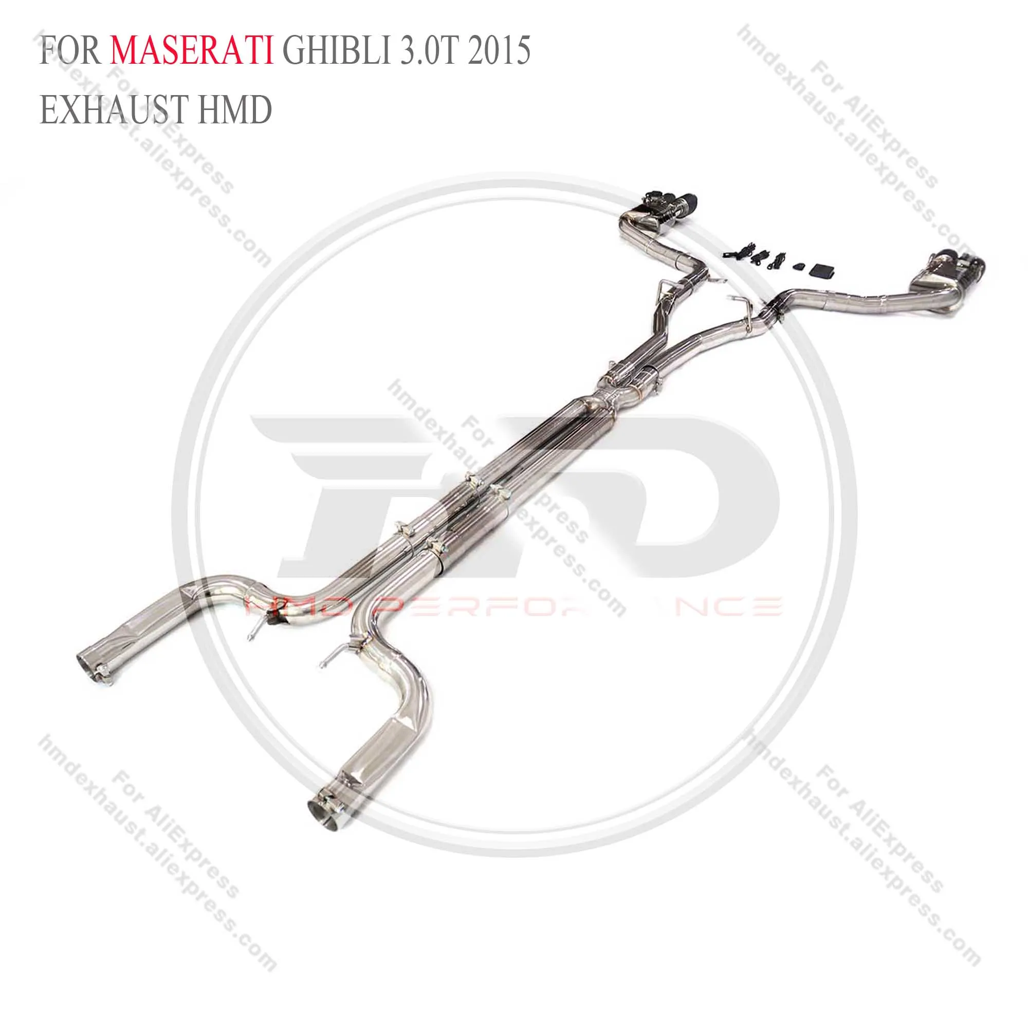 Выхлопная система HMD из нержавеющей стали производительность Catback для Maserati