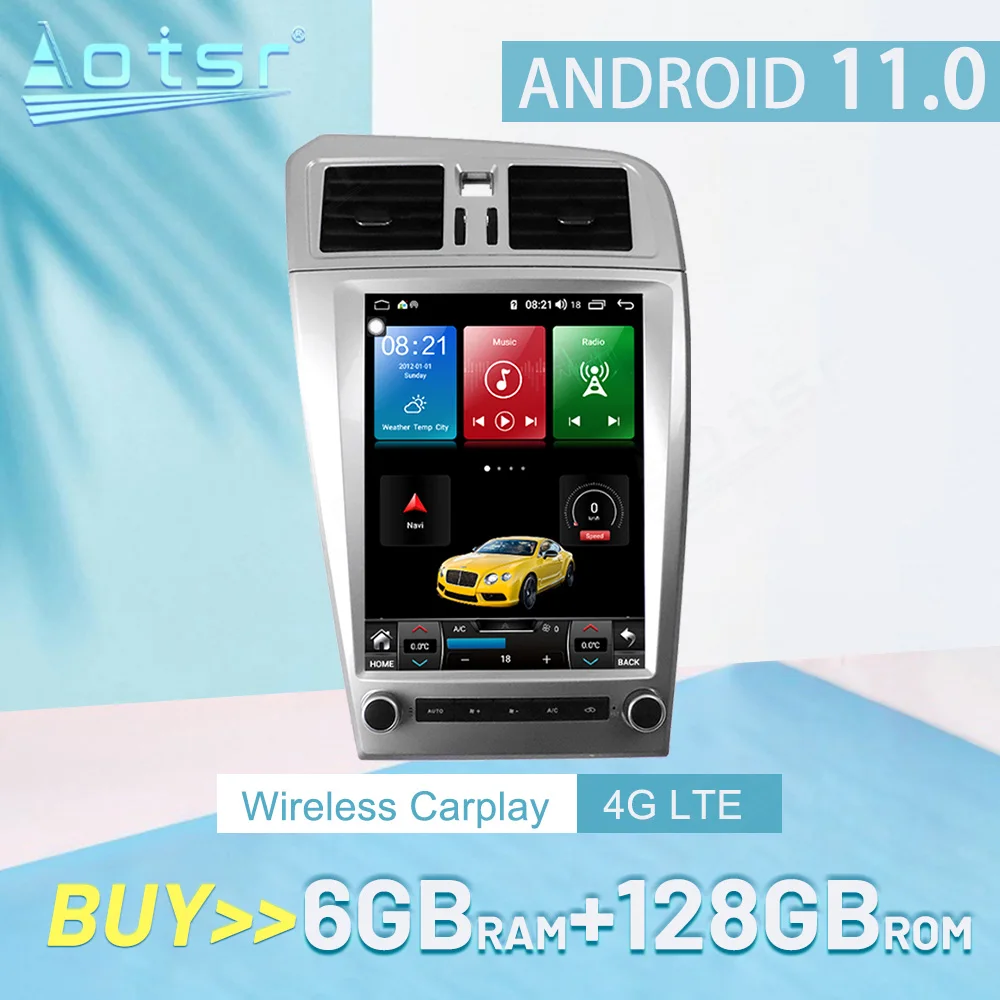 

For Volvo XC60 2009-2017 Tesla Style Carplay Android 11 Car Stereo Radio Multimedia Player GPS Navigation Auto Audio Head Unit