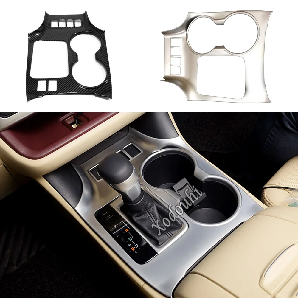 

Car Cover Stick ABS Inside Inner Shift Stall Paddles Cup Switch Frame Trim For Toyota Highlander 2015 2016 2017 2018 2019 2020