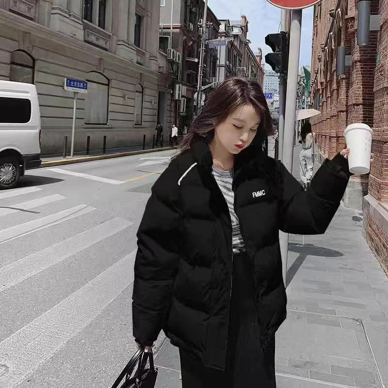 2022 Fashion Soft And Thick Leisure Stand-Up Collar Women'sJacket Women's Parka Coat Fashion Basic Cotton Down Jacket Winter