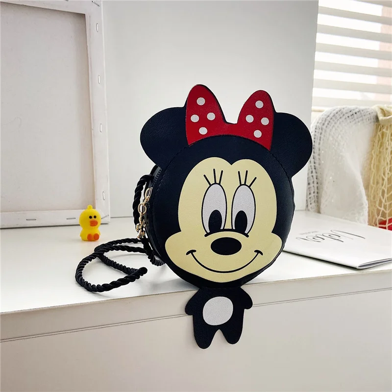 

Disney Cartoon Minnie Mickey Children's Female Pu Casual Women's Shoulder Bag Diagonal Bag Coin Purse