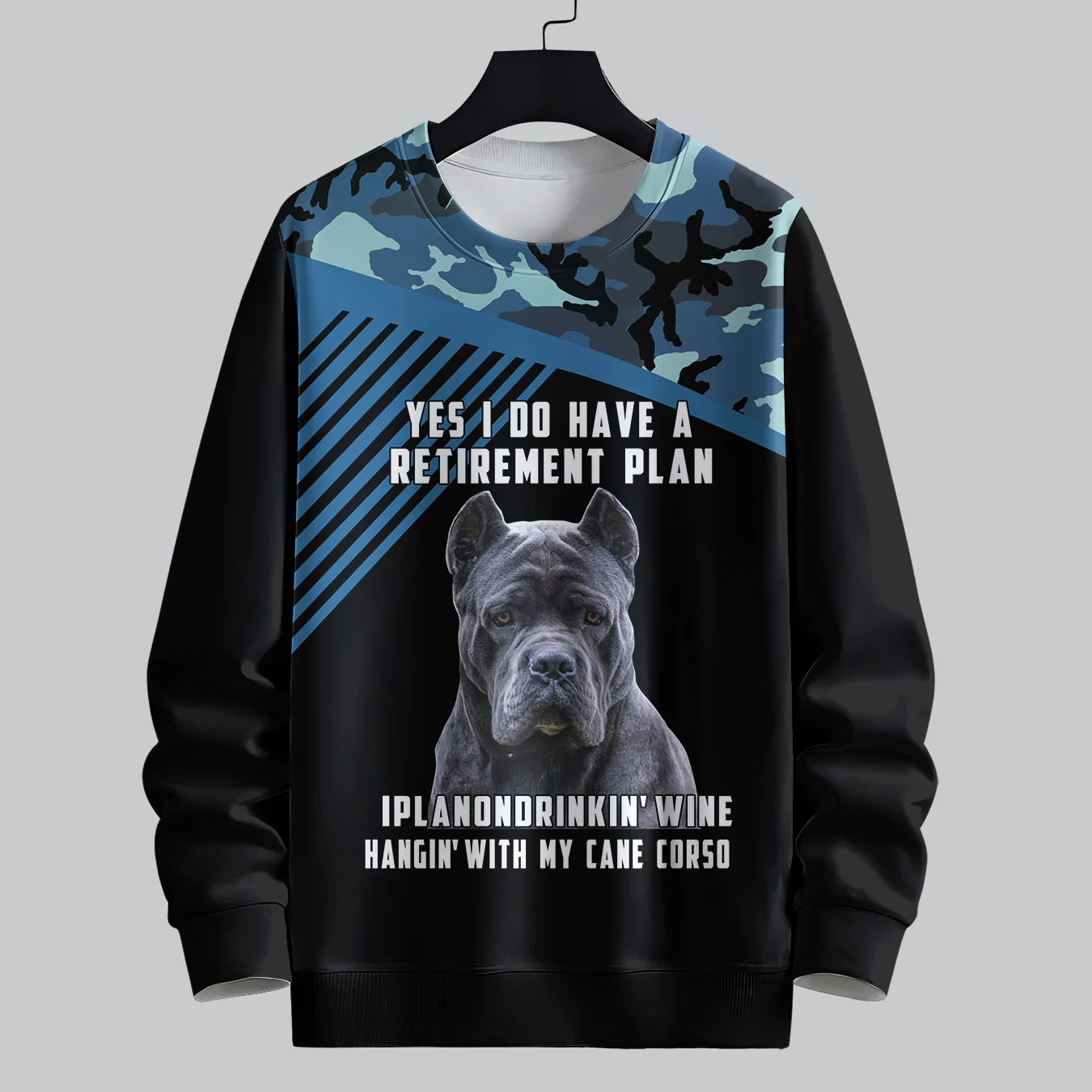 Свитшот MSIEESO мужской/женский лонгслив с принтом круглый вырез длинным рукавом