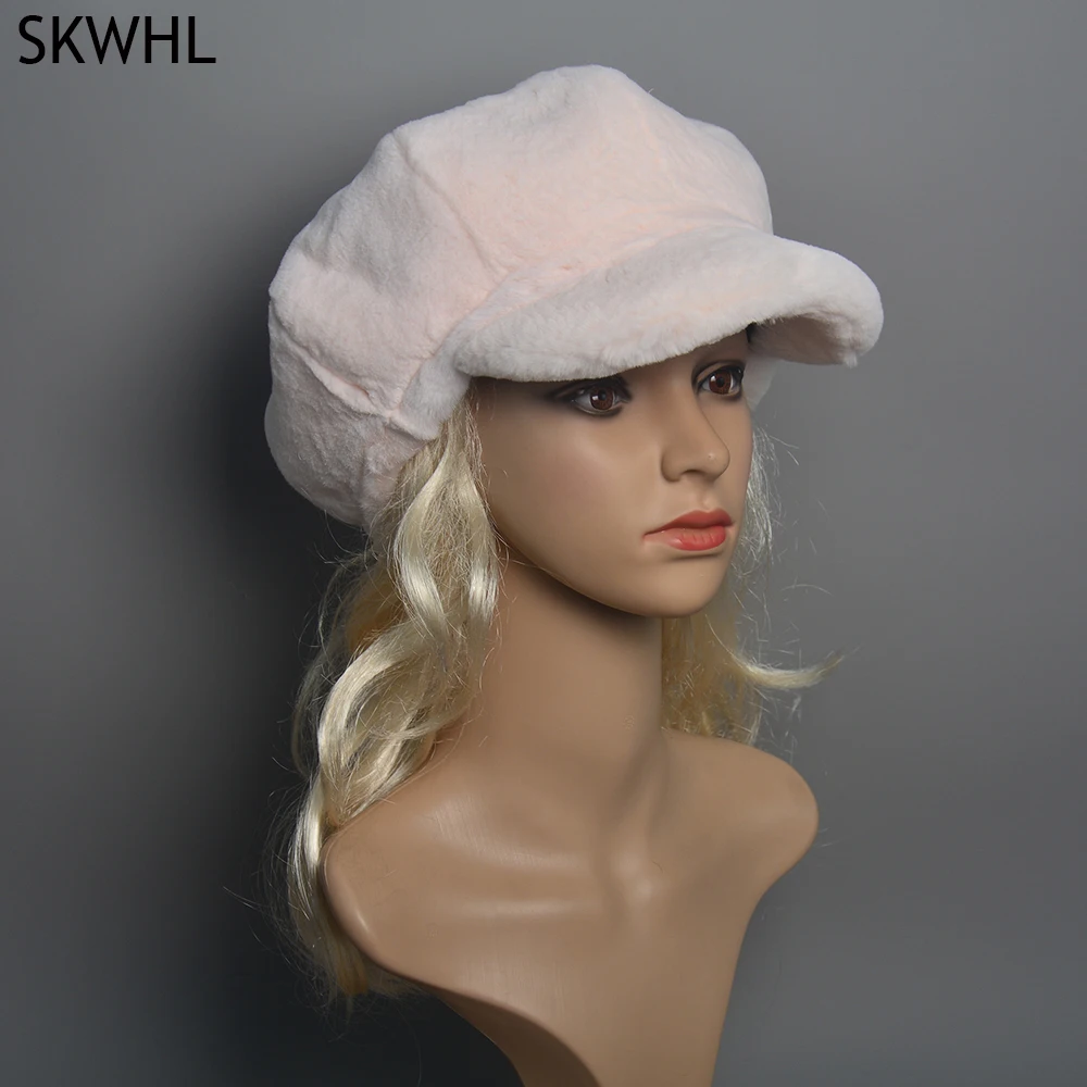 

Новая стильная женская зимняя цельная зимняя эластичная утепленная шапка ручной работы для отдыха