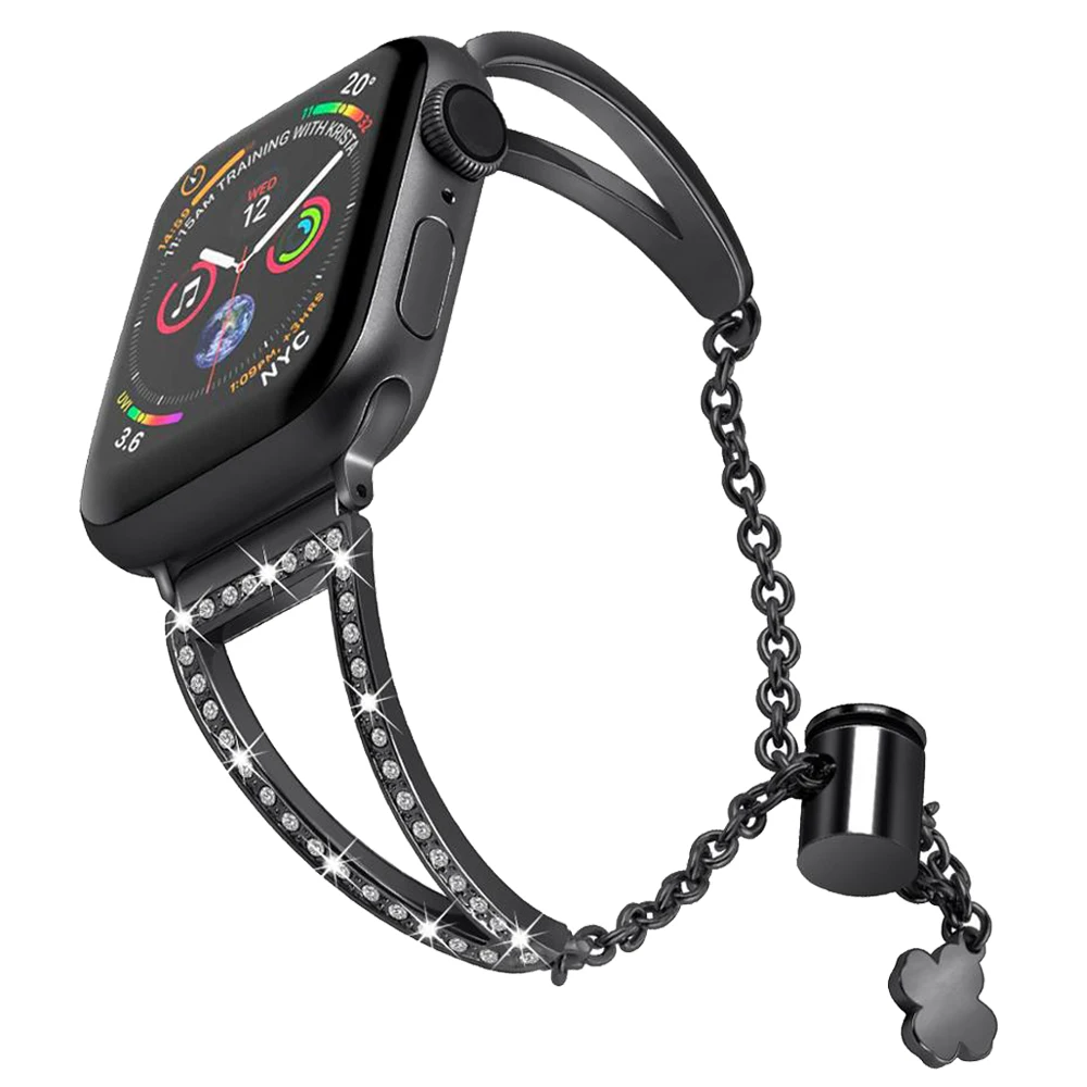 

Браслет из нержавеющей стали для Apple Watch band 40 мм 44 мм 38 мм 42 мм